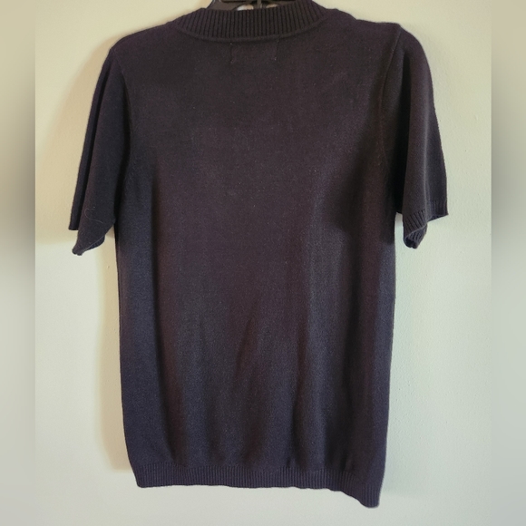 Womens CO Sport Short Sleeve Sweater with Pockets Size Small - Picture 2 of 5